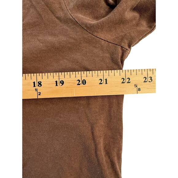 JAMES PERSE Relaxed Polo Dress In Malt/Brown Sz 2/M NWT - Picture 8 of 9